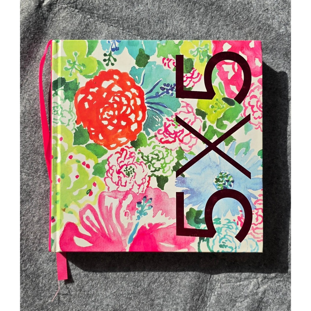 Lilly Pulitzer 5×5 Vintage 2014 Coffee Table Hard Cover Book EUC collectible